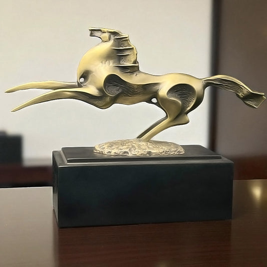 Galloping Bronze Stallion